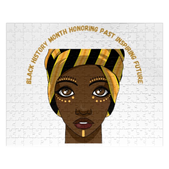 Black History Month Honoring Past Inspiring Future Jigsaw Puzzles