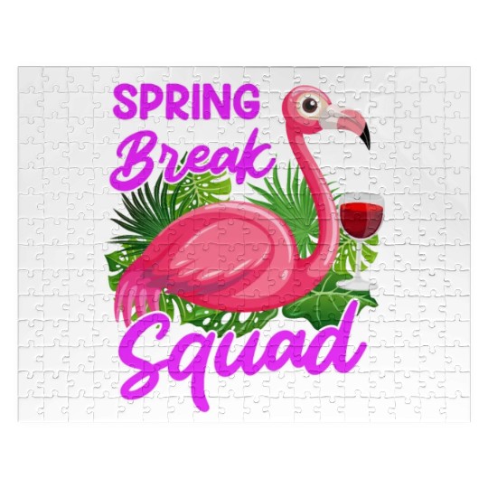 Spring Break Squad Summer Vacation Spring Break Jigsaw Puzzles