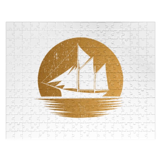 Retirement Vehicle Sailor Sailboat Jigsaw Puzzles