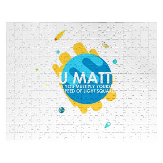 Funny You Matter Atom Nerd Jigsaw Puzzles Gift (Science