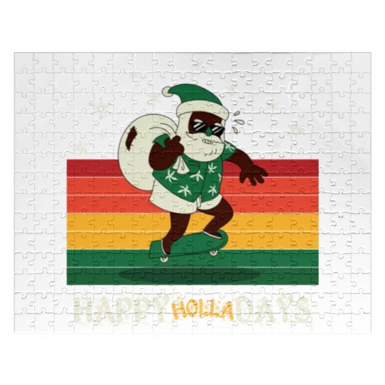 African American Santa Claus Jigsaw Puzzles