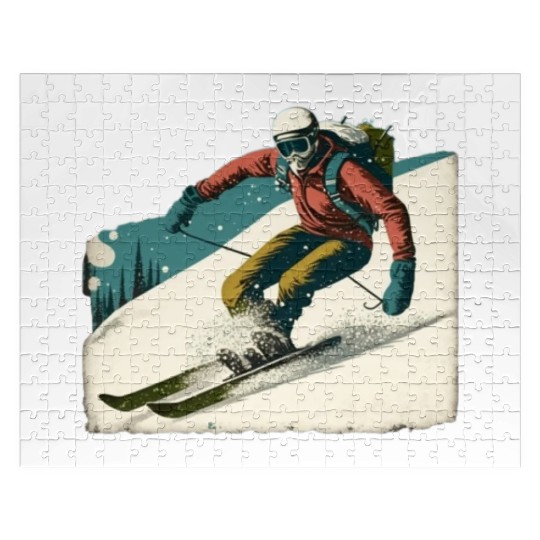 Ski you later winter sports ski racing Design Gift Jigsaw Puzzles