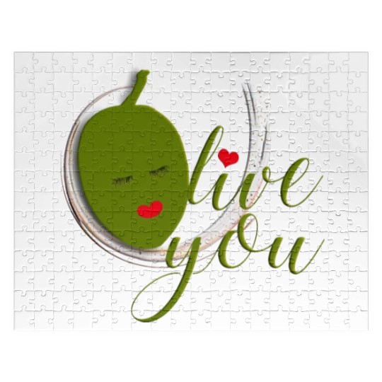 Olive you - I Love You Jigsaw Puzzles