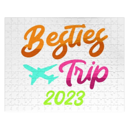 Besties Trip 2023 Vacation Friends Spring Break Jigsaw Puzzles