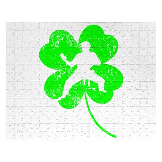 Karate St. Patrick's day shamrock Jigsaw Puzzles