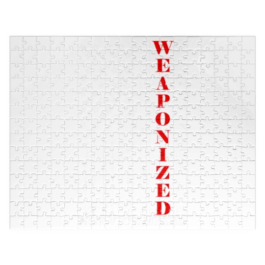 US American Flag Pro Gun Meme Weaponized Not Victi Jigsaw Puzzles