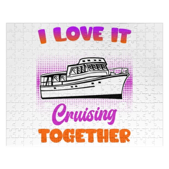Cruising together cruise ship holiday spring break Jigsaw Puzzles