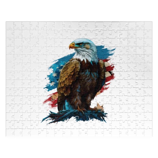All Out for America American Bald Eagle America Jigsaw Puzzles