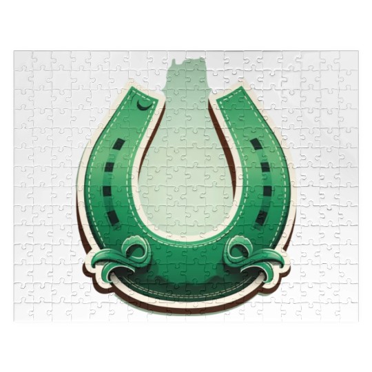 A horseshoe for good luck T--Jigsaw Puzzles