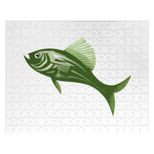 green fish Jigsaw Puzzles