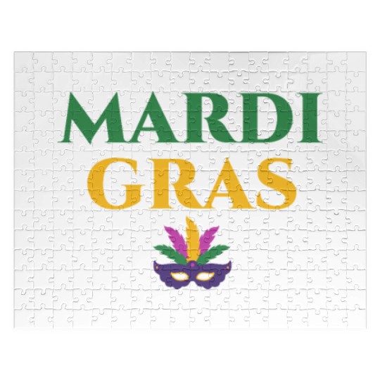Mardi Gras Carnival Fiesta Party Louisiana New Orl Jigsaw Puzzles
