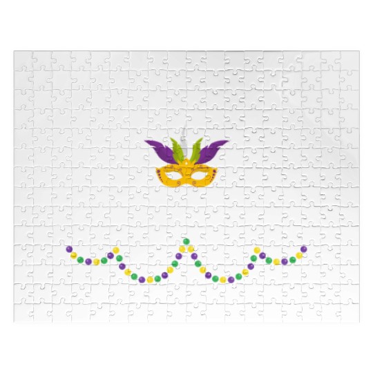 Mardi Gras Carnival Fiesta Party Louisiana New Orl Jigsaw Puzzles
