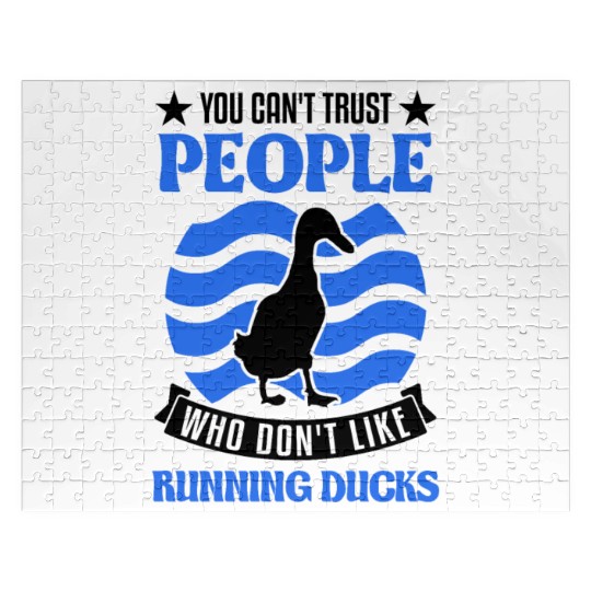 Indian Runner Gift Running Duck Jigsaw Puzzles