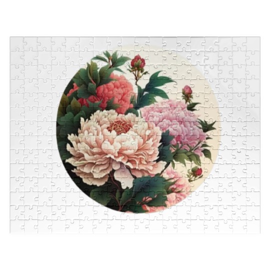 Peony flowers Jigsaw Puzzles