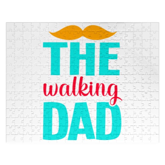 The walking dad Jigsaw Puzzles