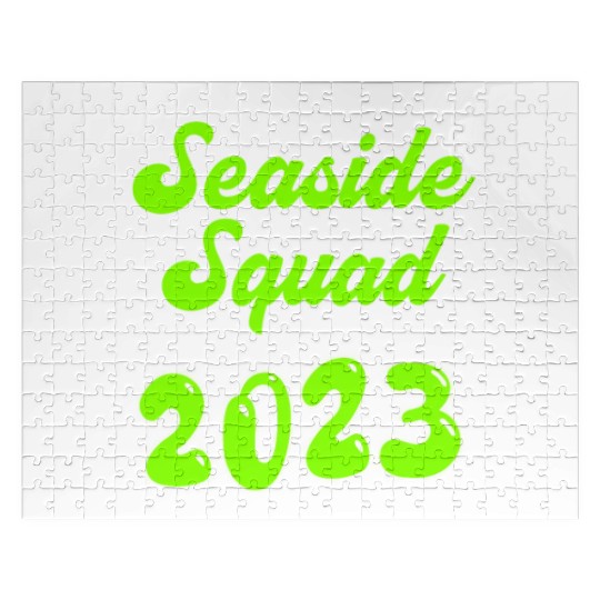 Seaside Squad 2023 Vacation Friends Spring Break Jigsaw Puzzles