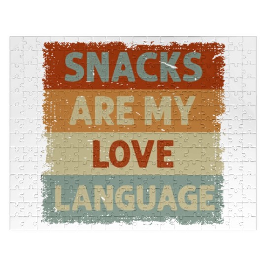 Snacks Are My Love Language Jigsaw Puzzles