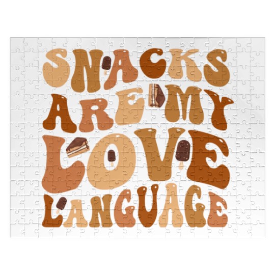 Snacks Are My Love Language Jigsaw Puzzles