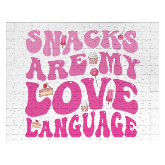 Snacks Are My Love Language Jigsaw Puzzles