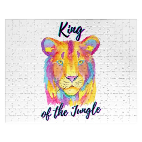 Lion King of the Jungle Jigsaw Puzzles