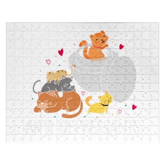 Funny Anti Depressants Cat Lover Sobriety Drug Fre Jigsaw Puzzles