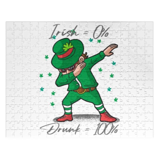 Irish 0% Drunk 100% Jigsaw Puzzles