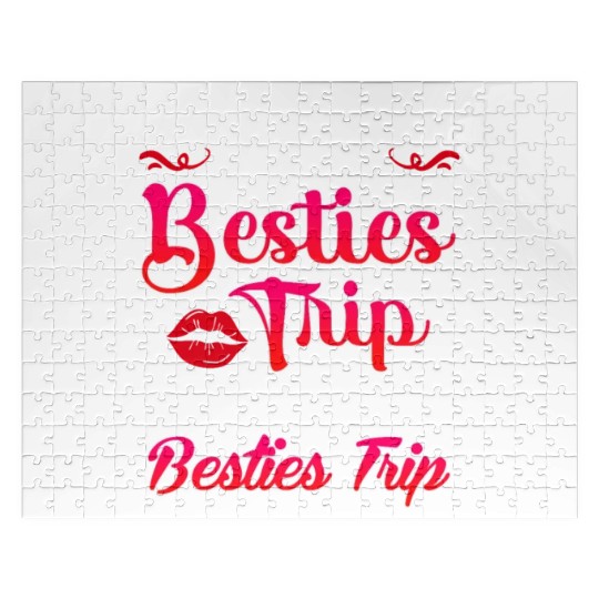 Besties Trip Friends Summer Vacation Spring Break Jigsaw Puzzles