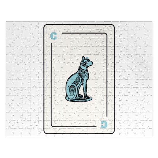 Cat Playing card Cat Lovers Gift Jigsaw Puzzles