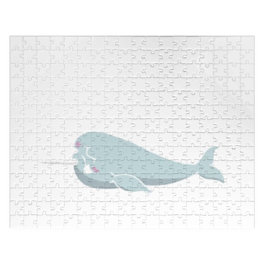Procrastinating Narwhal Lover Aquatic Animals Jigsaw Puzzles