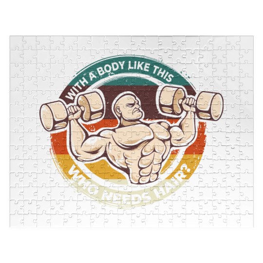 Sexy body - No hair - Fun fitness Jigsaw Puzzles