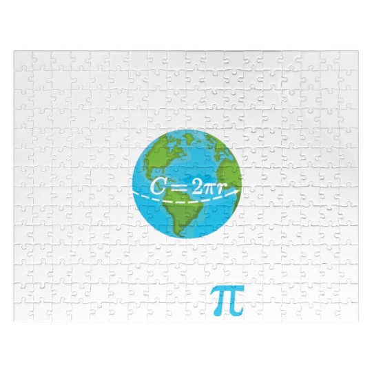 Earth day and Pi day gift for math teachers 2023 Jigsaw Puzzles