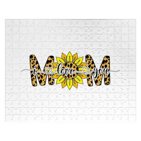 MOM Sunflower I Love You Jigsaw Puzzles