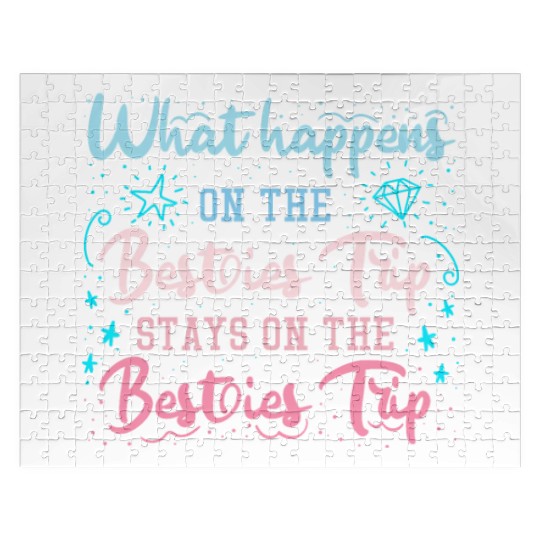 Besties Trip Vacation with Friends Spring Break Jigsaw Puzzles