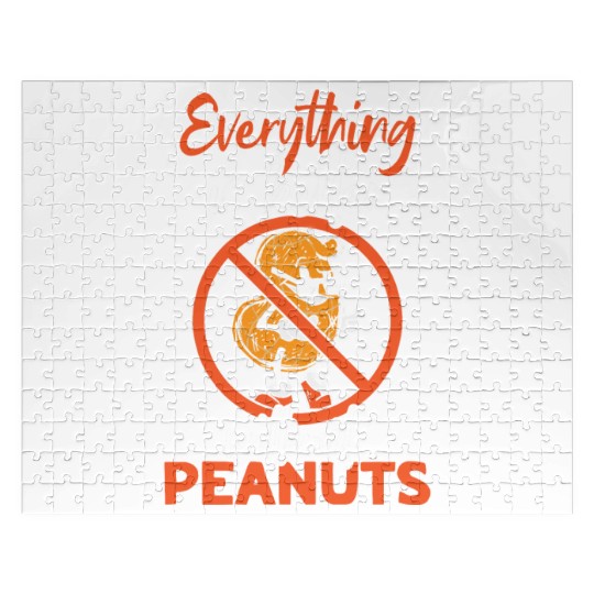 Everything Is Better Without Peanuts Peanut Jigsaw Puzzles