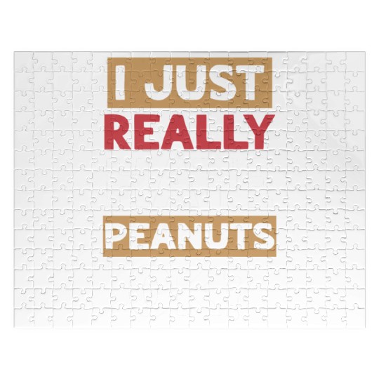 I Just Really Hate Peanuts Peanut Allergic Jigsaw Puzzles