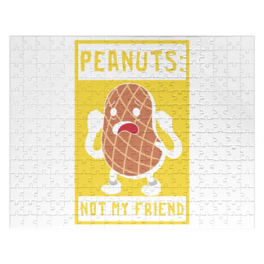 Peanuts Not My Friend Peanut Allergic Jigsaw Puzzles