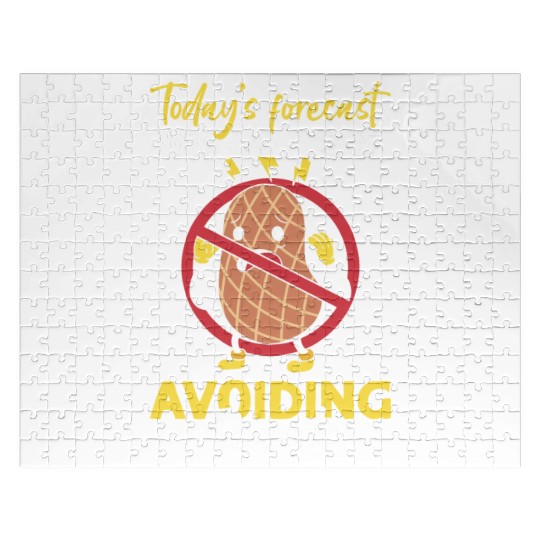Today's Forecast 100% Chance Of Avoiding Peanuts Jigsaw Puzzles