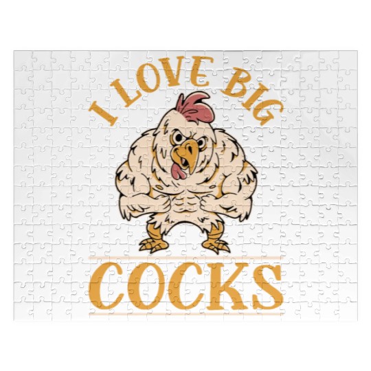 Chickens The Pet That Poops Chicken Rooster Farmer Jigsaw Puzzles