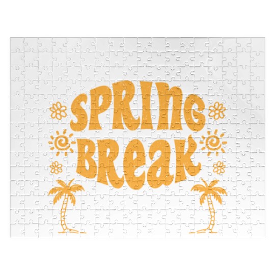 This is my spring break Jigsaw Puzzles party spring break