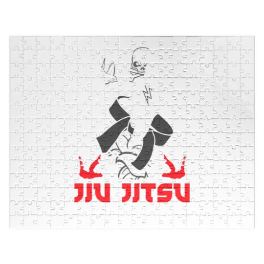 Brazilian Jiu Jitsu MMA Bjj Hugger Jigsaw Puzzles