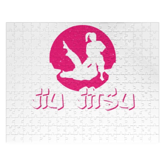 Brazilian Jiu Jitsu MMA Bjj Hugger Jigsaw Puzzles