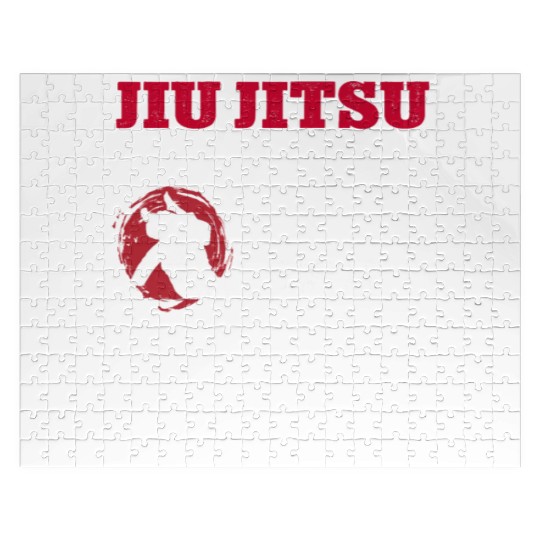 Brazilian Jiu Jitsu MMA Bjj Hugger Jigsaw Puzzles