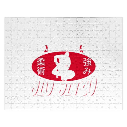 Brazilian Jiu Jitsu MMA Bjj Hugger Jigsaw Puzzles