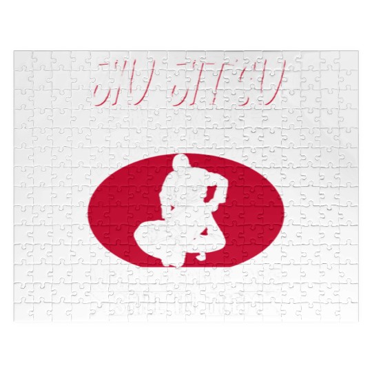 Brazilian Jiu Jitsu MMA Bjj Hugger Jigsaw Puzzles