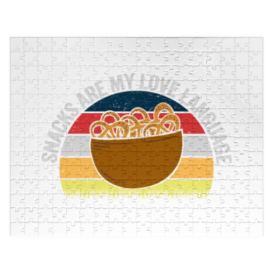 Snacks Are My Love Language Jigsaw Puzzles