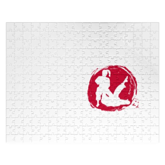 Brazilian Jiu Jitsu MMA Bjj Hugger Jigsaw Puzzles