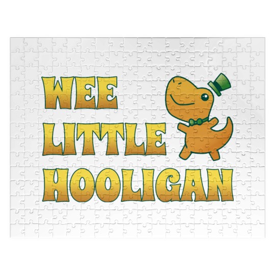 Wee Lil Hooligan Kids St Patrick s Day Boys Girl Jigsaw Puzzles