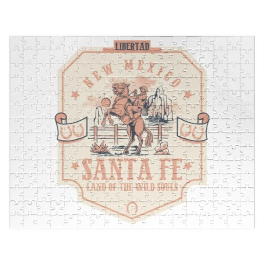 santa fe new mexico wild west town Jigsaw Puzzles