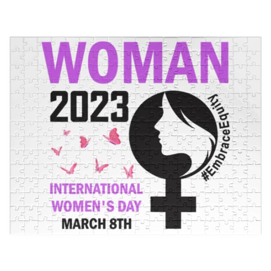 International Women's Day Embrace Equity 8 March Jigsaw Puzzles