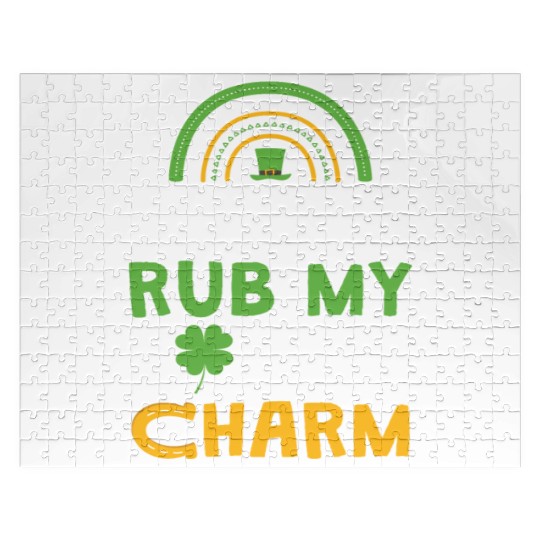 Rub Lucky Charm St Patrick's Day Ireland Jigsaw Puzzles